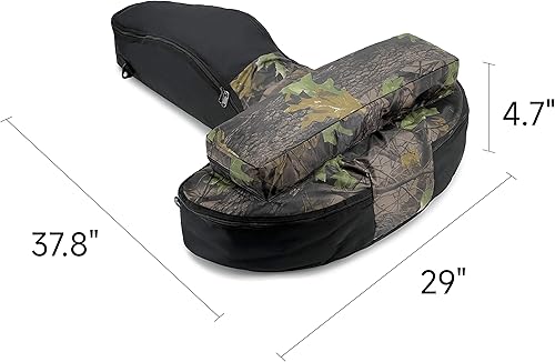 Miniatura 3 de Silfrae Funda suave para ballesta acolchada para ballesta con miras de camuflaje de árbol