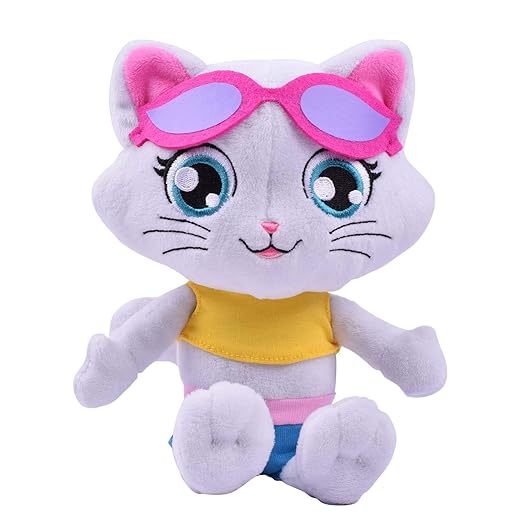 Simba Dickie 7600170208 44 CATS Simba Plüsch, Grau/rosa