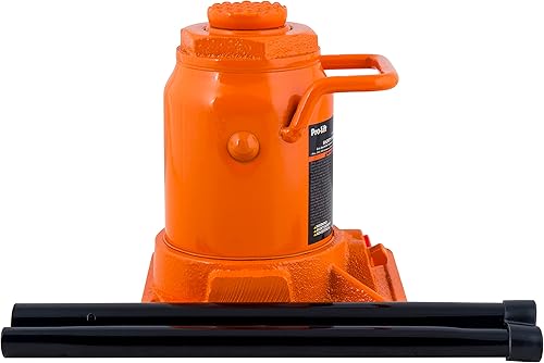 Miniatura 4 de Pro-Lift Gato hidráulico de botella de 12 toneladas Shorty - Gato portátil para automóvil de 24000 libras de capacidad con mango de bomba para