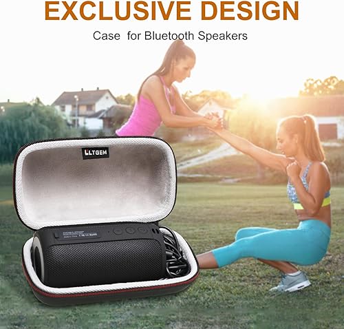 Miniatura 7 de LTGEM - Funda de altavoz compatible con MusiBaby M68Deeyaple IP67 impermeableZealot S32 altavoces Bluetooth para almacenamiento en el hogar o