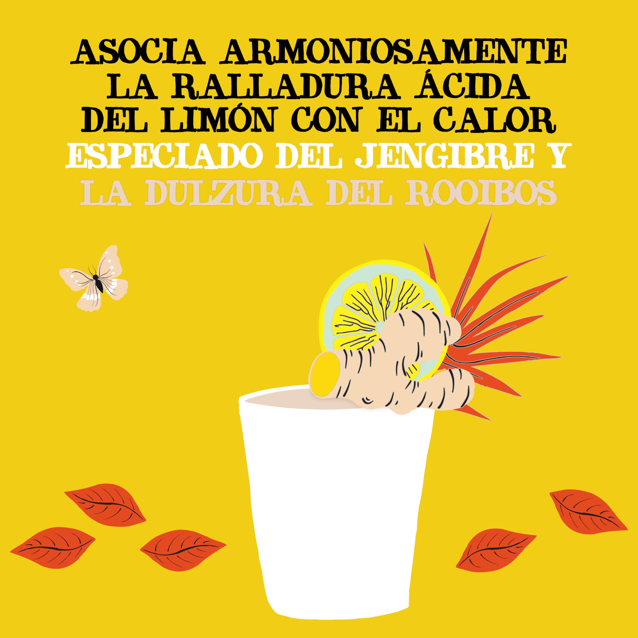 CUPPER BEBIDA DE JENGIBRE, LIMON Y ROOIBOS, 250 ml