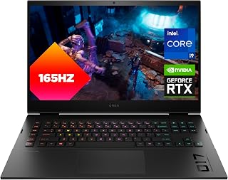 OMEN 17 inch Gaming Laptop, QHD Display, 165Hz Refresh Rate, 3ms Response Time, Intel Core i9-13900HX, 32 GB RAM, 2 TB SSD, NVIDIA GeForce RTX 4080 Graphics, Windows 11 Home, 17-ck2010ca (2023)