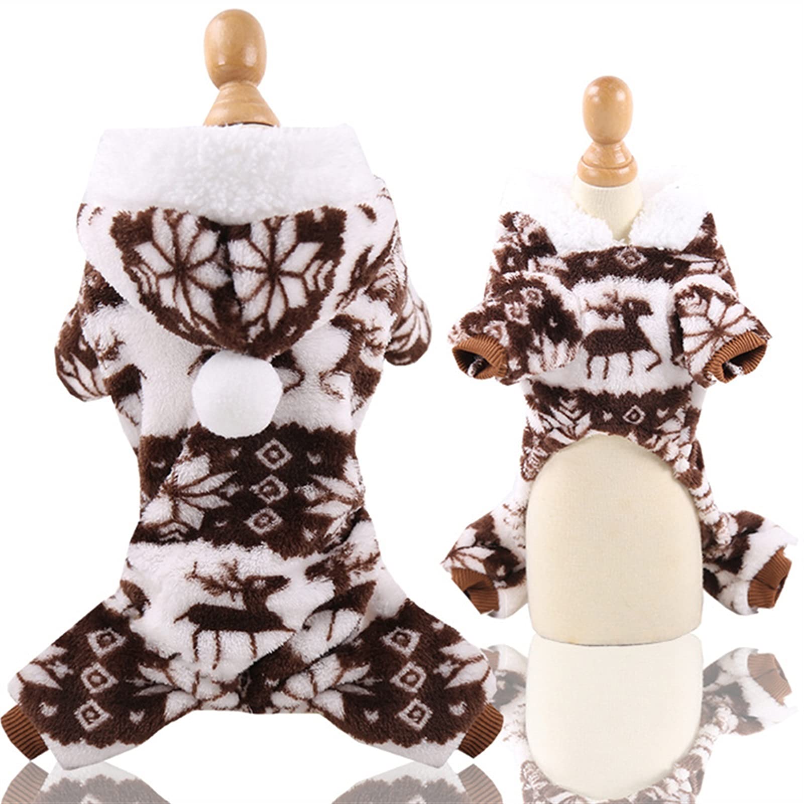 Pyjama chaud pour chien frileux - Solution polaire taille XXL pour Chihuahua