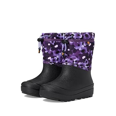 Bogs Kids Snow Shell Boots Tropadelic Floral (Toddler/Little Kid/Big Kid) Kids Shoes Black