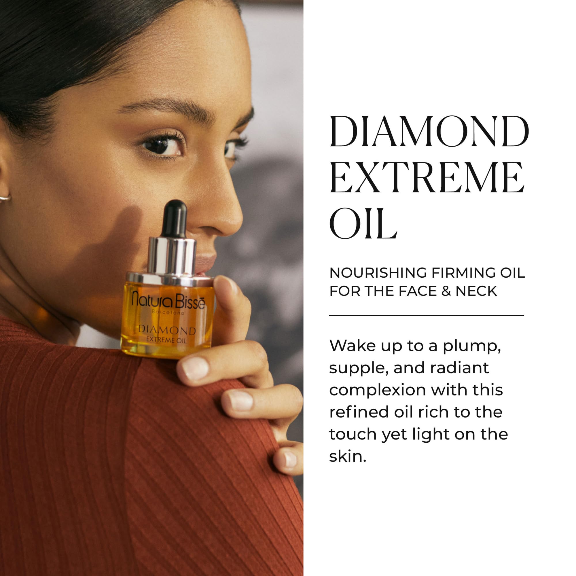 Natura Bissé Diamond Extreme Oil | Anti-Aging und Straffendes Gesichtsöl mit einer Kombination aus Antioxidantienölen, Omega 5 und Vitaminen E und F | 30 ml