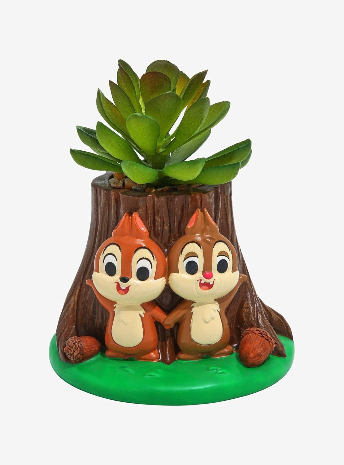 BoxLunch Disney Chip 'n Dale Log Faux Succulent Planter