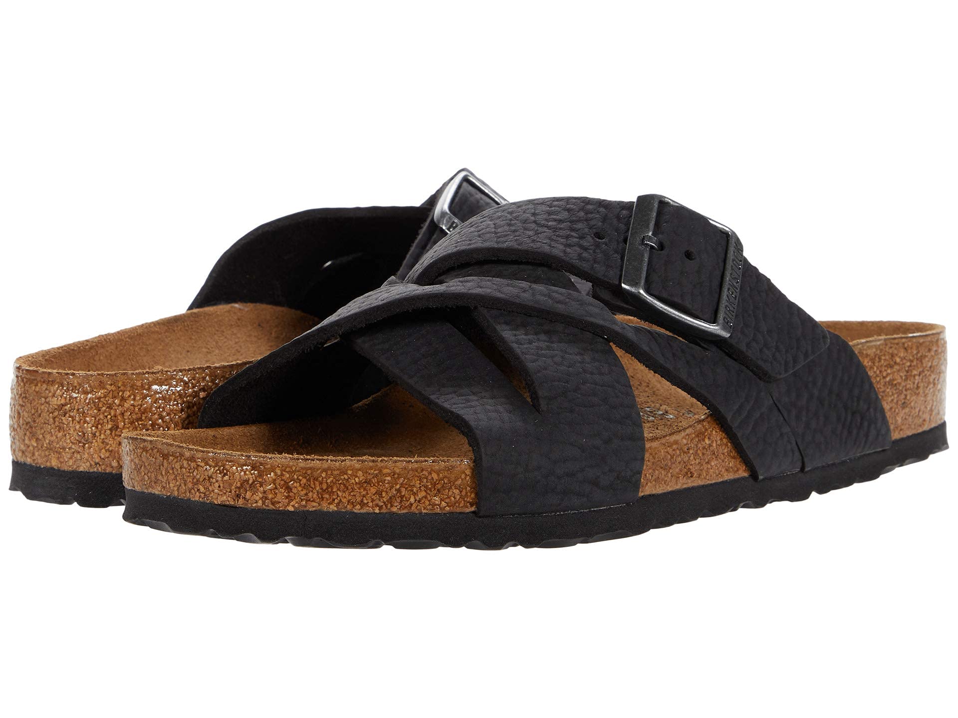 Birkenstock 1017465146 Lugano Black Oil LTR R 46