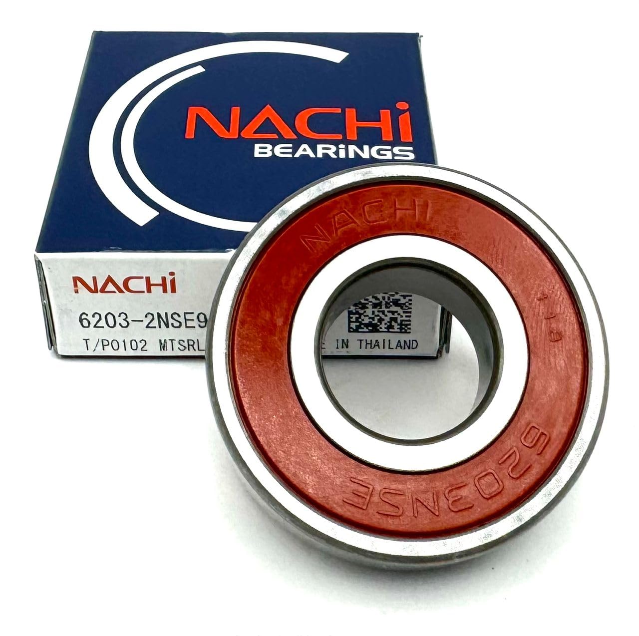 Kozelo 6203W14-2RS Rillenkugellager 17x40x14mm - Edelstahl Doppelt Versiegelt