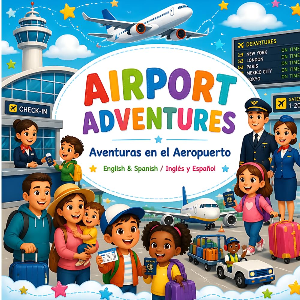 AIRPORT ADVENTURES Aventuras en el Aeropuerto: English & Spanish / Inglés y Español