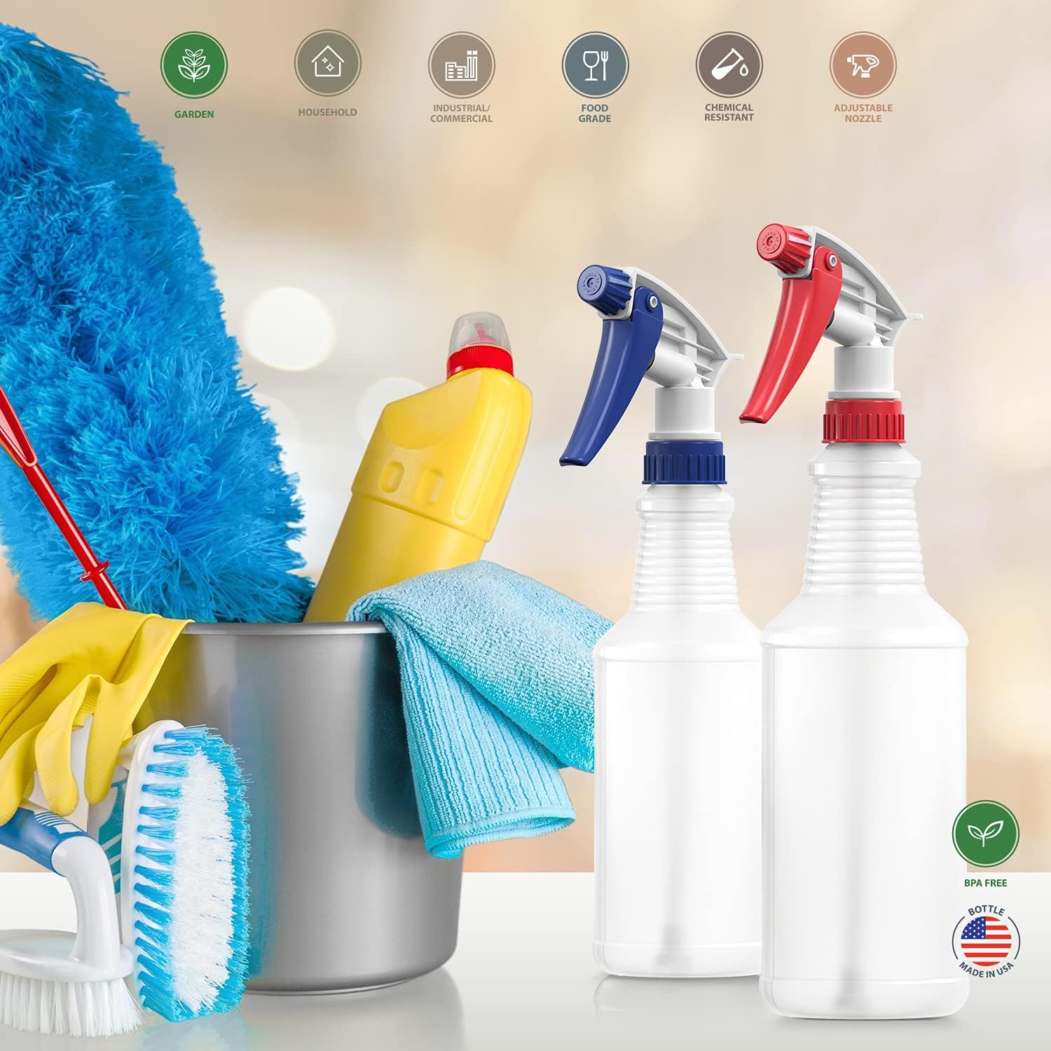 Product Deal Bar5F Plastic Spray Bottle, 16 Ounce | Leak-Proof, Empty, Refillable, Heavy Duty Sprayer | Red/White T-Series Fully Adjustable | Water Plants, Cleaning Solutions, Hair Mist (1) Featured Product Bar5F Plastic Spray Bottle, 16 Ounce | Leak-Proof, Empty, Refillable, Heavy Duty Sprayer | Red/White T-Series Fully Adjustable | Water Plants, Cleaning Solutions, Hair Mist (1)