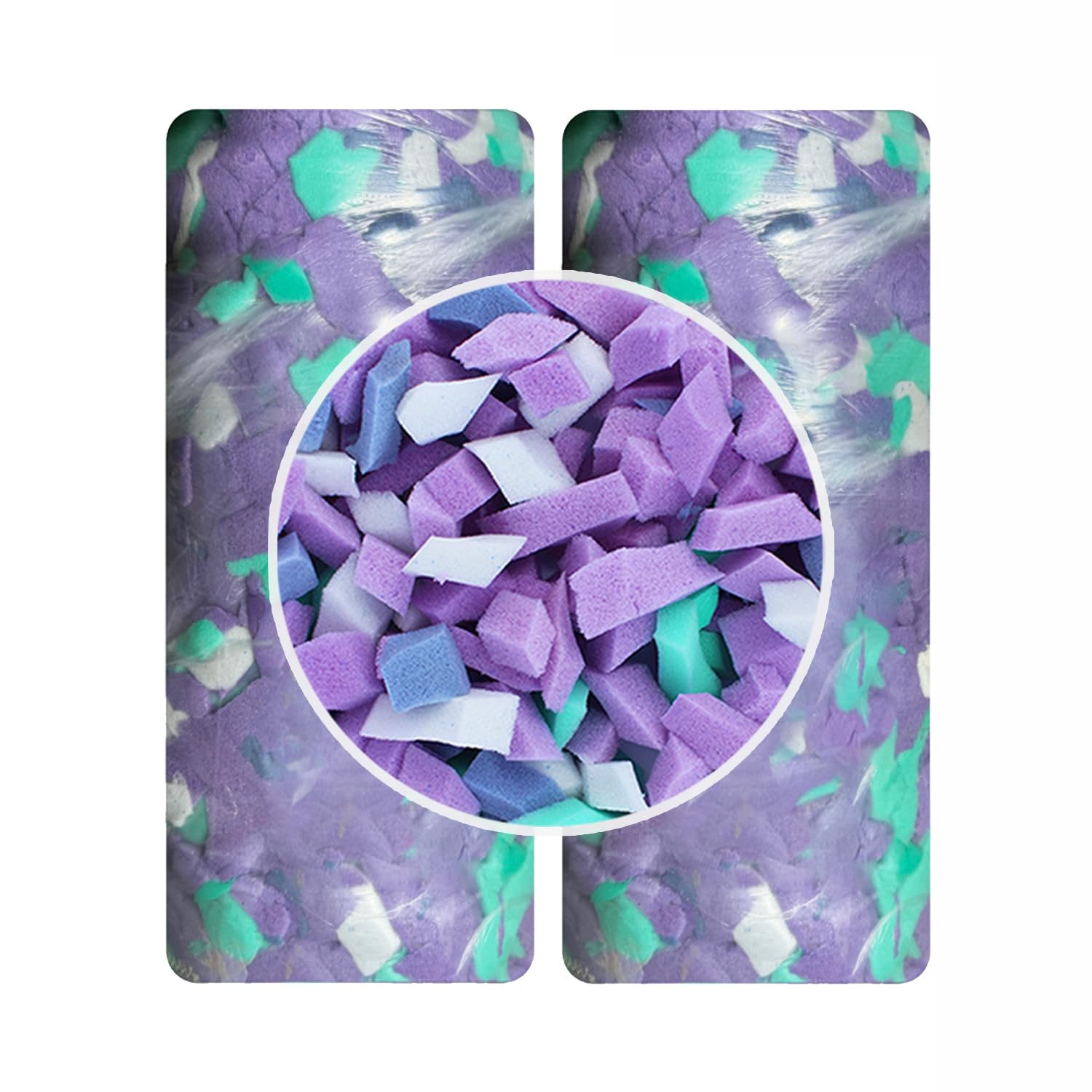 cuculemon Bean Bag Filler, 10lbs Shredded Memory Foam Filling for Bean Bag Filler Foam Refill for Pillow Dog Beds Chairs Cushions and Arts Crafts,