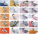 42 Pcs Domestic Sewing Machine Presser Feet Set,Professional Foot Tools for Brother,Baby Lock, Singer,Elna,Toyota,New Home,Simplicity,Janome,Kenmore and White Low Shank Sewing Machine