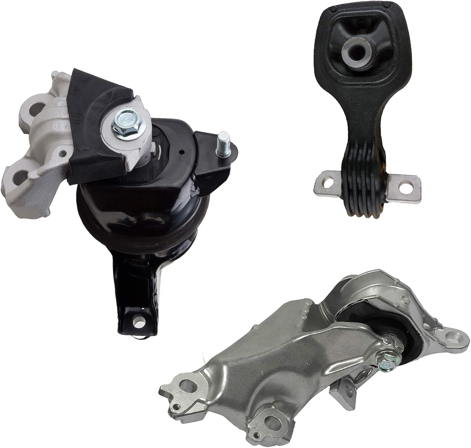ADVANCE IGNITION Engine Motor and Automatic CVT Transmission Mount Set 3PCS Compatible with Honda 14-15 Civic 1.8L Coupe MK172 MK073 65038 2014 2015