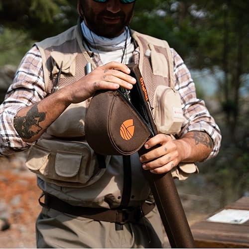 Miniatura 5 de Redington Kit original de pesca con mosca, caña de 9 pies, carrete de agua cruzada, línea de mosca, líder y estuche de transporte