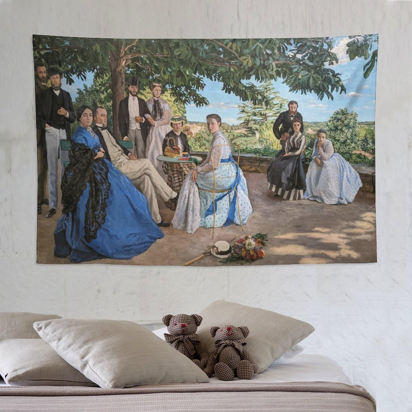 絵画 BP Best Family Amazon.com: Frederic Bazille Family Reunion World Famous Painting