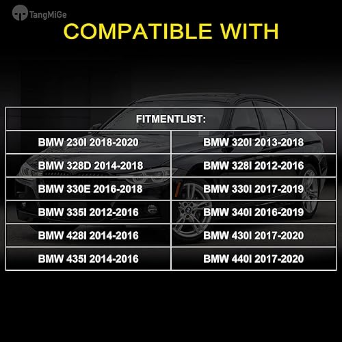 Miniatura 2 de TangMiGe Luces antiniebla para BMW (F30 F32 F33 F36, 230i 320i 328d 328i 330e 330i 335i 340i 428i 430i 435i 440i, 2 3 4 Series), 2012-2020, repuesto