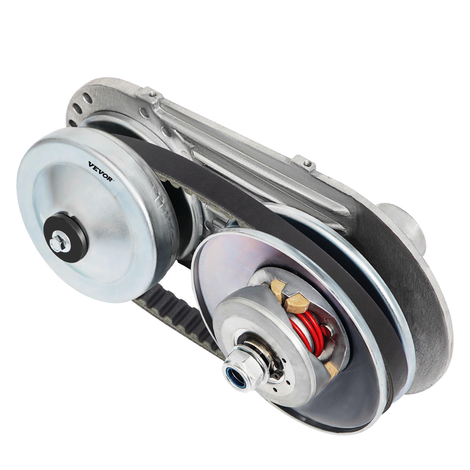 VEVOR Drehmomentwandler 4-7 PS Go-Kart-Kupplung 1 Zoll ersetzt Comet TAV2 Manco 10T 40 oder 41 und 12T 35 Kettenantriebsriemen (1 Zoll 10T 40/41 und 12T 35 Kette)