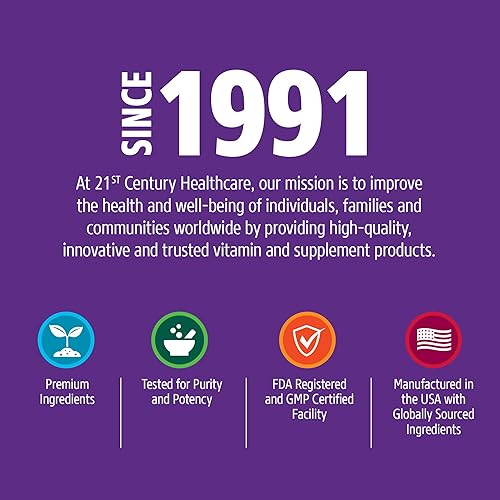 Miniatura 5 de 21st Century Tabletas masticables con enzima de papaya tropicales 100 unidades