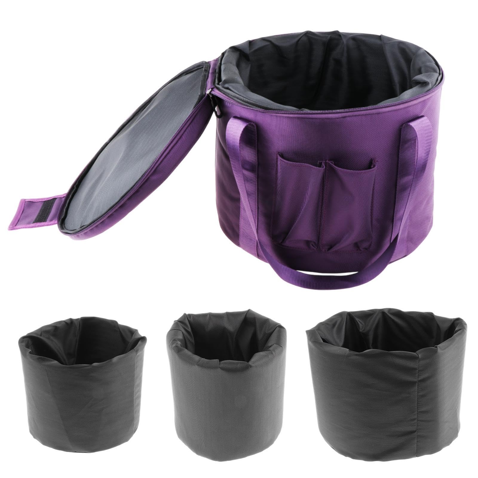 Generic Borsa Porta Ciotole Tibetane in Cristallo con Imbottitura Protettiva, Ideale per Attività All'aperto, 14 Inch