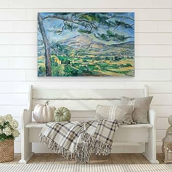 ポール•セザンヌ リトグラフ アート 絵画 インテリア 額縁 絵画 額入り 壁掛け F6 ポール セザンヌ 複製画 額飾り 1枚 世界