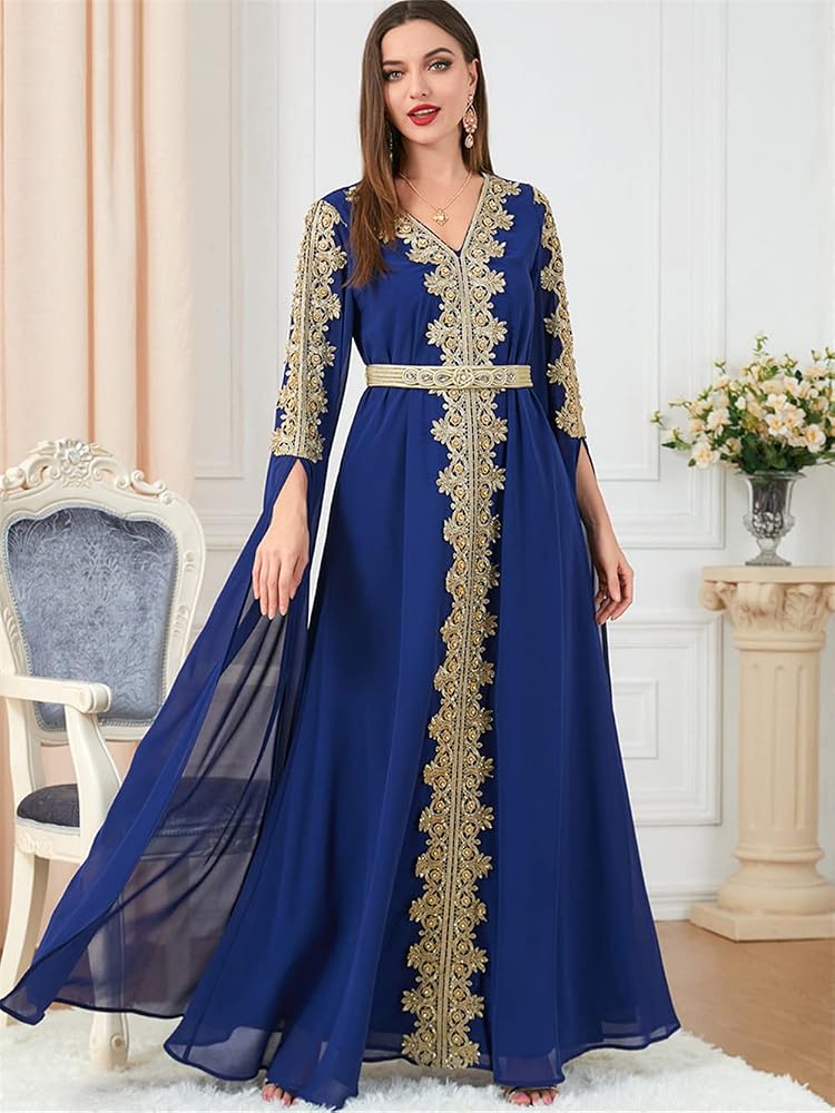 strapless open back dress Layali Pearl Satin Abaya Set  Eid & Ramadan Modest Long Dress (LXG8)