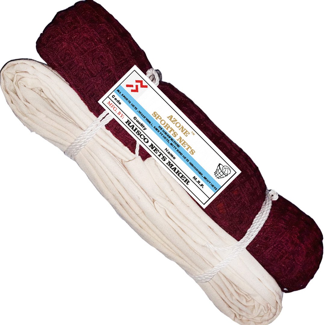 Azone Premium Cotton Badminton Net (Multicolor)