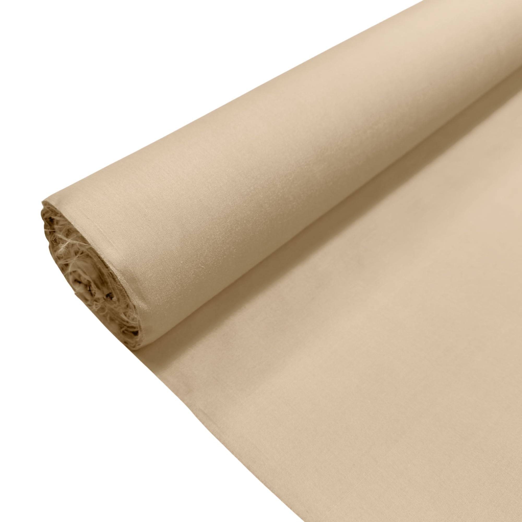 Thefabrictrade Pale Peach Plain Polycotton Fabric Dress Craft Poly Cotton Material | 1 Metre (100Cm X 112Cm) | Soft Poly Cotton For Sewing, Dressmaking, Crafts, Bunting & Lining