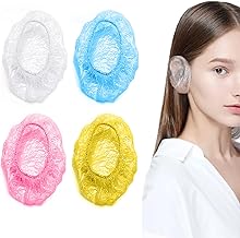 200 Pcs Waterproof Shower Ear Muffs Nursing Ear Muffs for Unisex Shower Hair Washing Hairdressing Hotel Spa