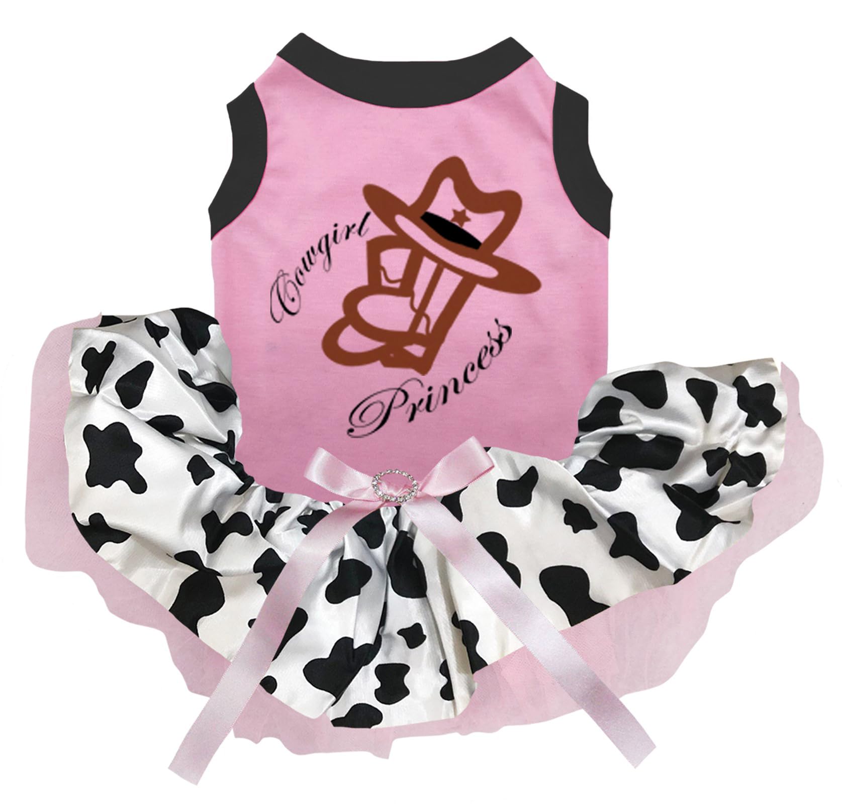 Robe pour chiot cow-boy rose taille XL résout le manque de style des grands chiots