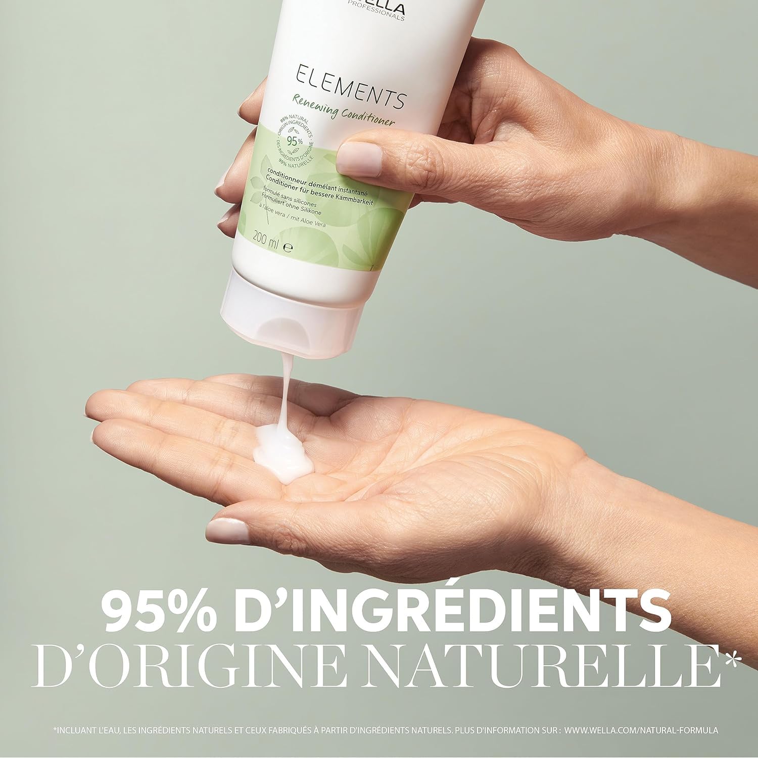 Wella Professionals Elements Shampoing, Après-Shampoing et Masque régénérant doux sans sulfate et sans silicone pour tous types de cheveux 1L + 1L + 150 ml