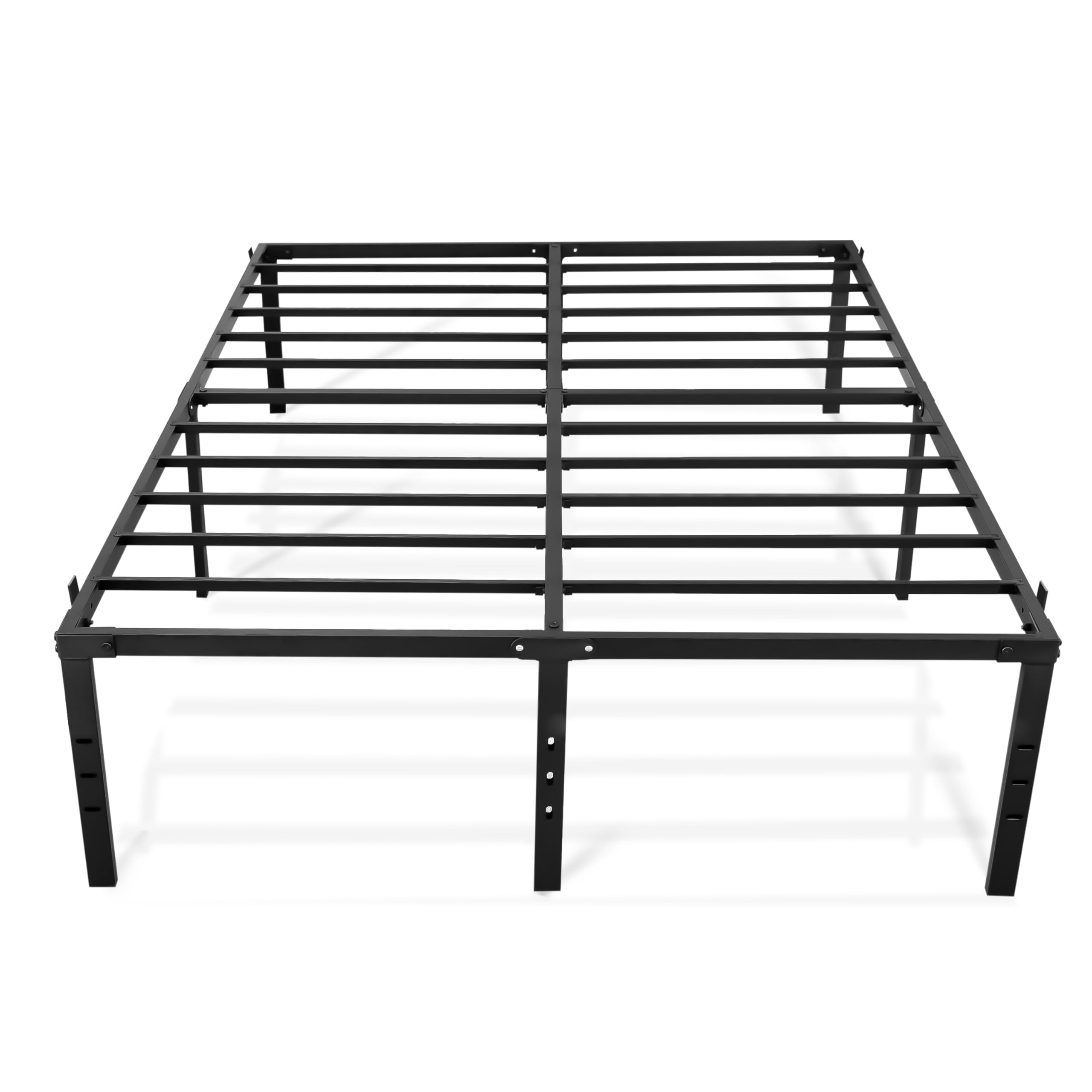 Crystals Metal Bed With Twin, Double, and King Size Options - 18" Under Storage Space (King 151 x 200 x 45.7 cm, Rectangular)