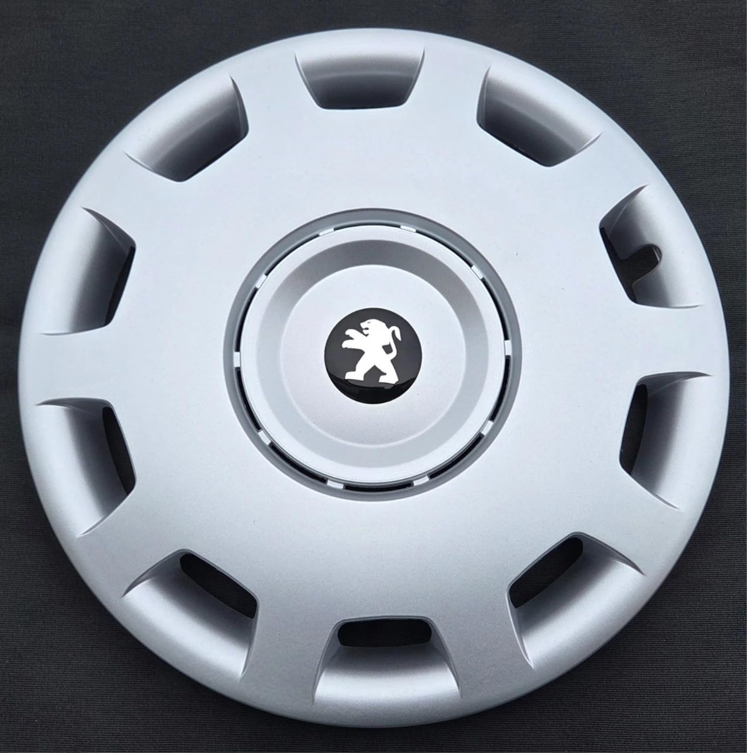 JESTIC Alfa Lot de 4 enjoliveurs 16 Pouces – compatibles avec Peugeot 407 307 308 207 508 5008