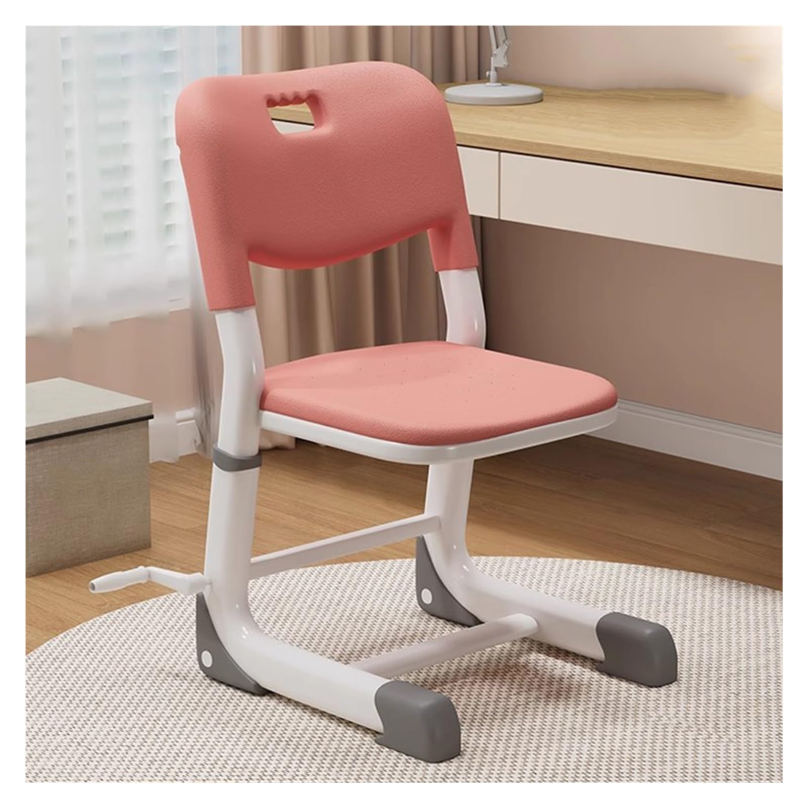 WIGSELBL Height Adjustable Kids' Desk Chair,Adjustable Toddler Chair for Boys Girls Students Bedroom School Age 5-13,Children's Ergonomic Seat with