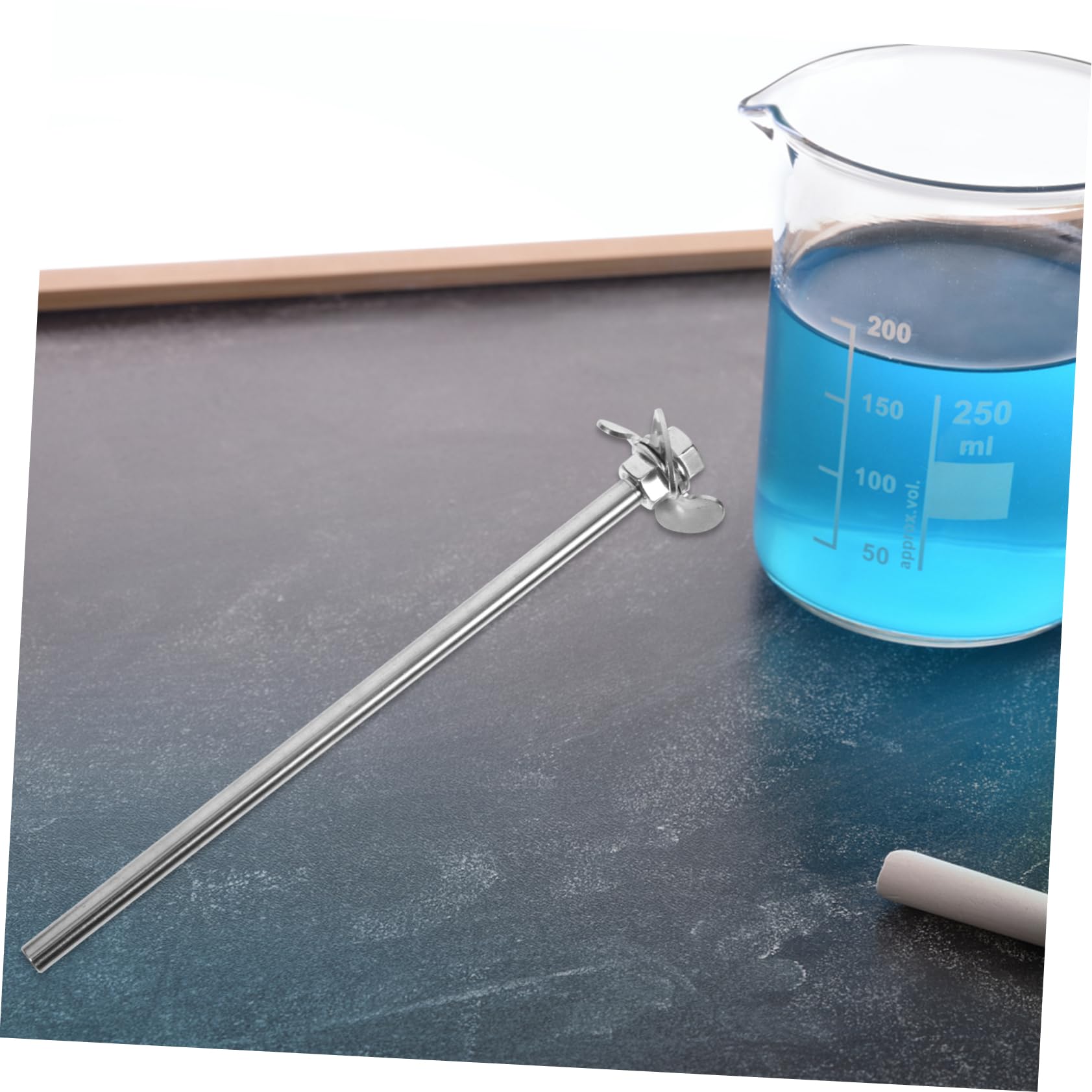 Varilla Mezcladora de Acero Inoxidable para Laboratorio Paleta Agitadora y Precisa, Adecuado para Reactivos y Experimentos Químicos