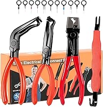 Professional 5-Piece Electrical Disconnect & Terminal Removal Pliers Set for Automotive Repair