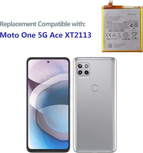 Miniatura 4 de Nueva batería recargable MK50 compatible con Moto One 5G Ace XT2113-5 Moto G 5G XT2113-3 XT2113-2 Moto G 5G 2021 con herramientas