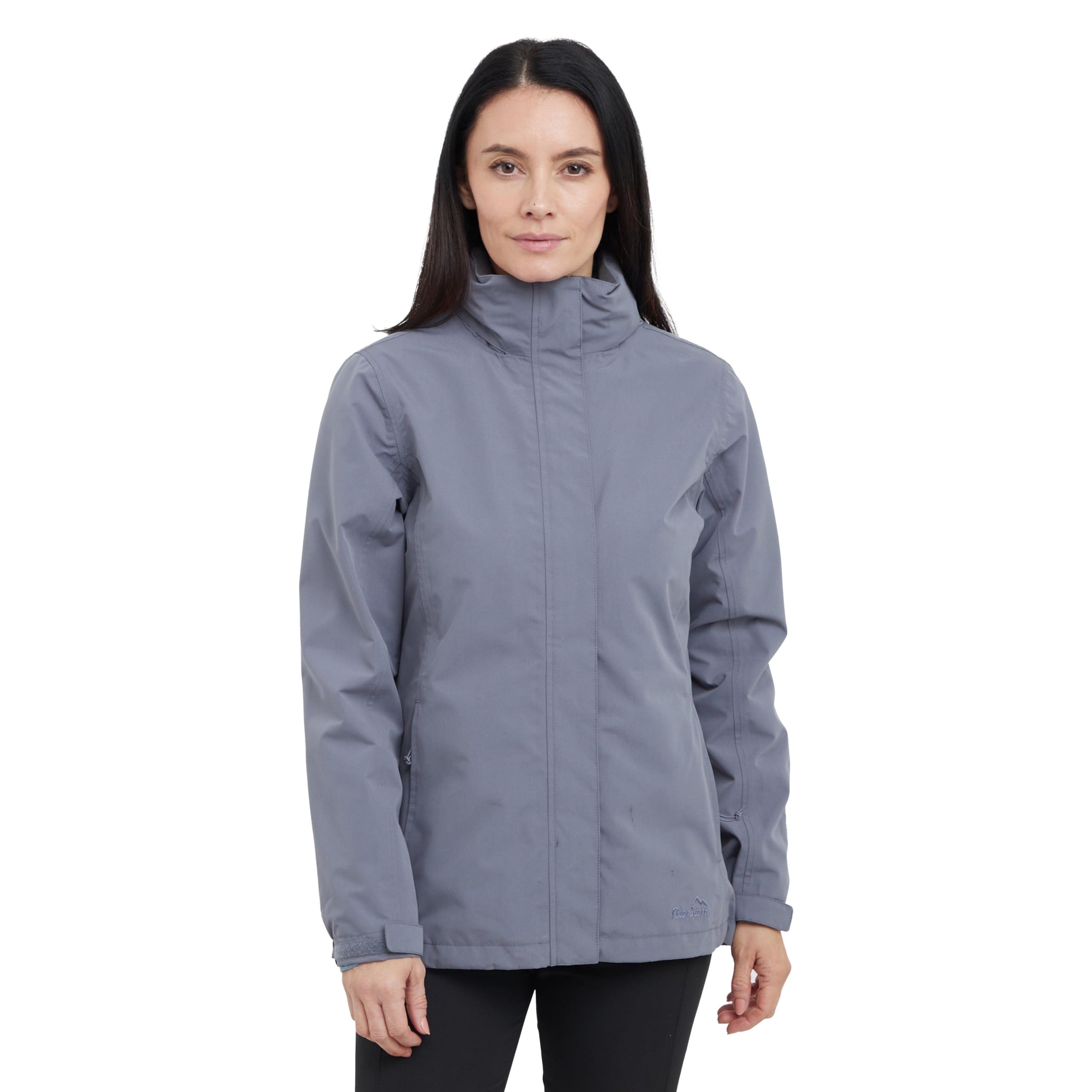 Peter Storm Women's Grey Downpour Waterproof Jacket Size 20