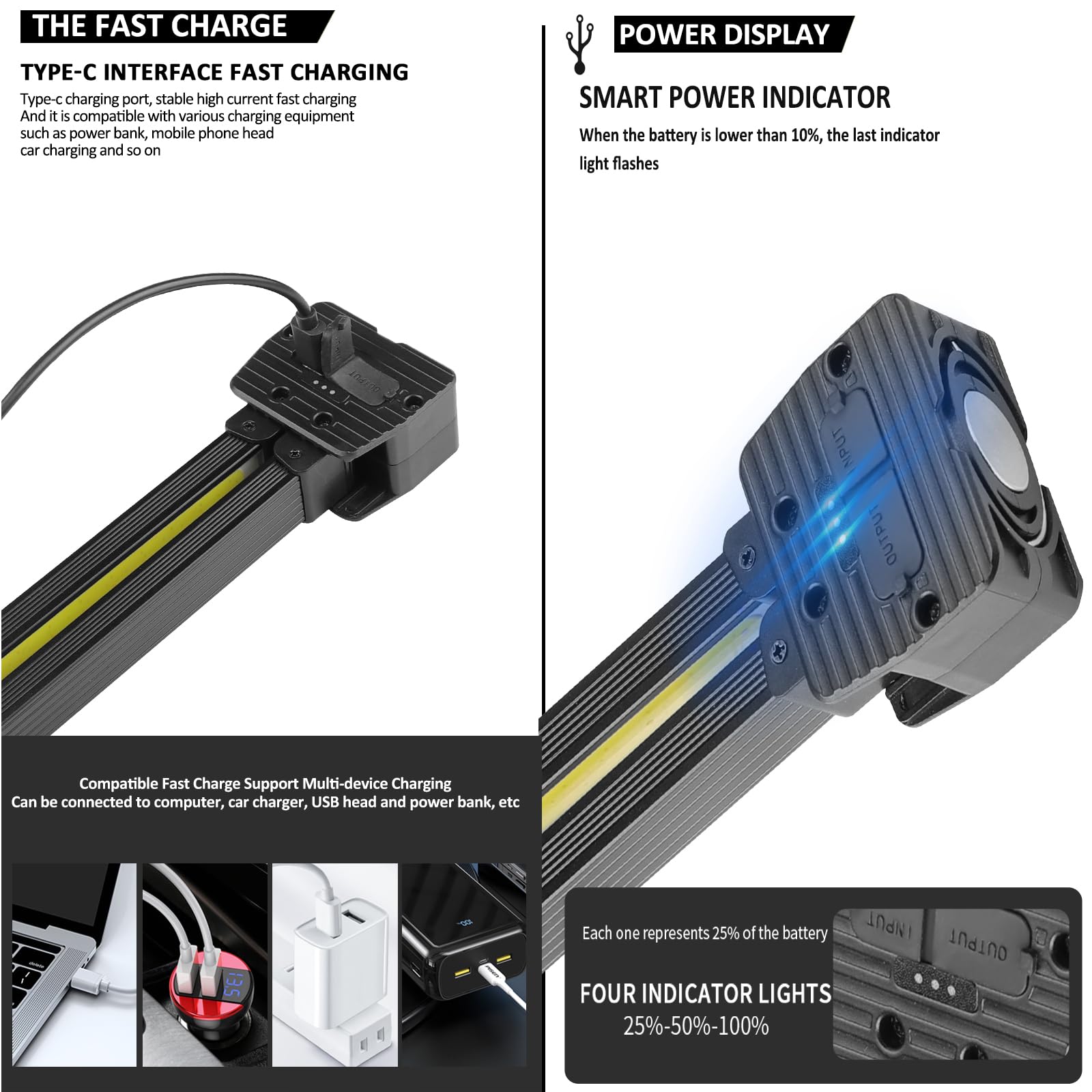 Lanterne LAUNCH WL3130 LED Ricaricabile | Con Magnete E 4 Modalità | Per Riparazioni Auto, Garage - Foto 5