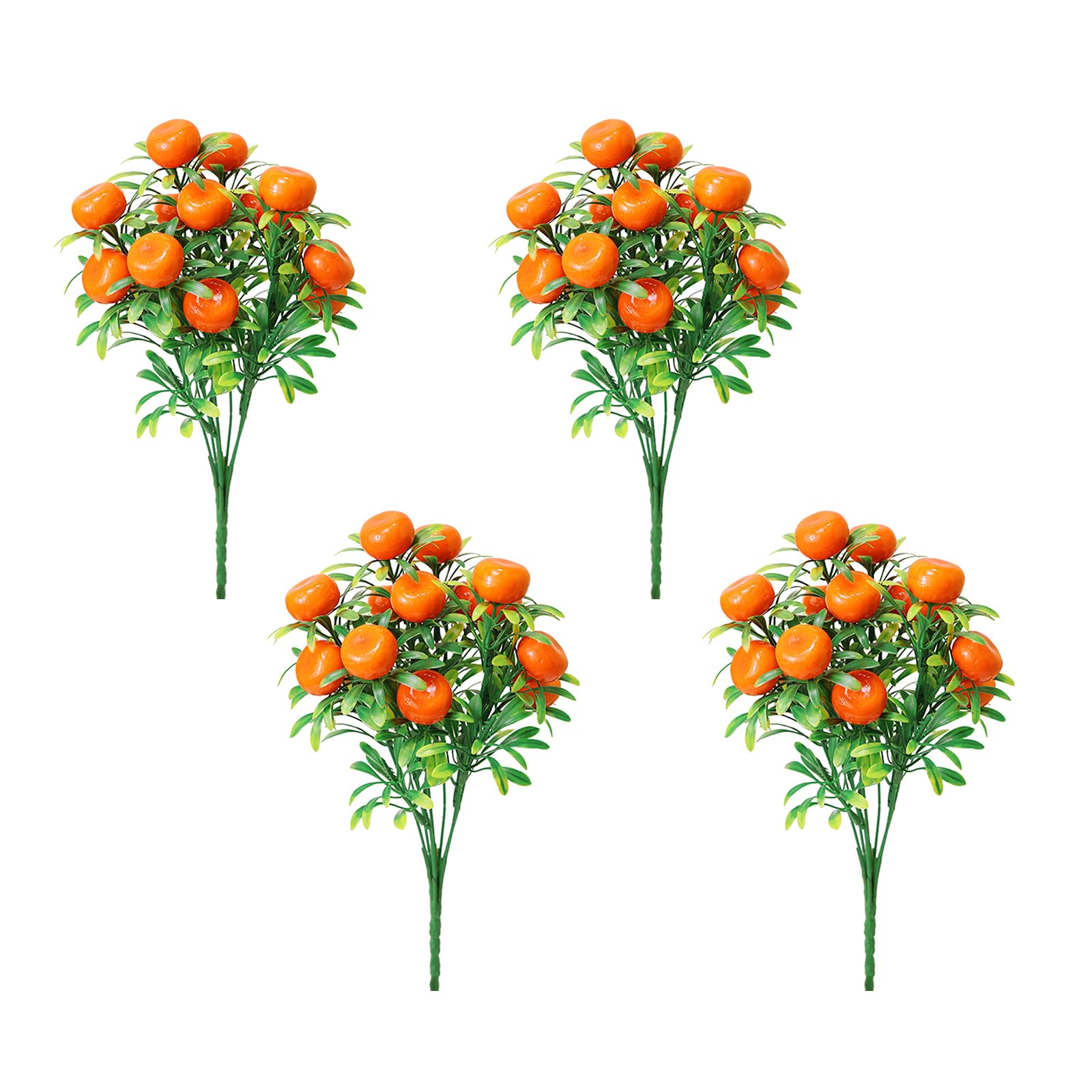 Buxuaaaa 4 Stems Artificial Fruit Florals Arrangements for Home Decoration Realistic Realistic Foam Flowers Artificial Fruit Flower Arrangement Flower Home Decoration Wedding Party Plant Foam