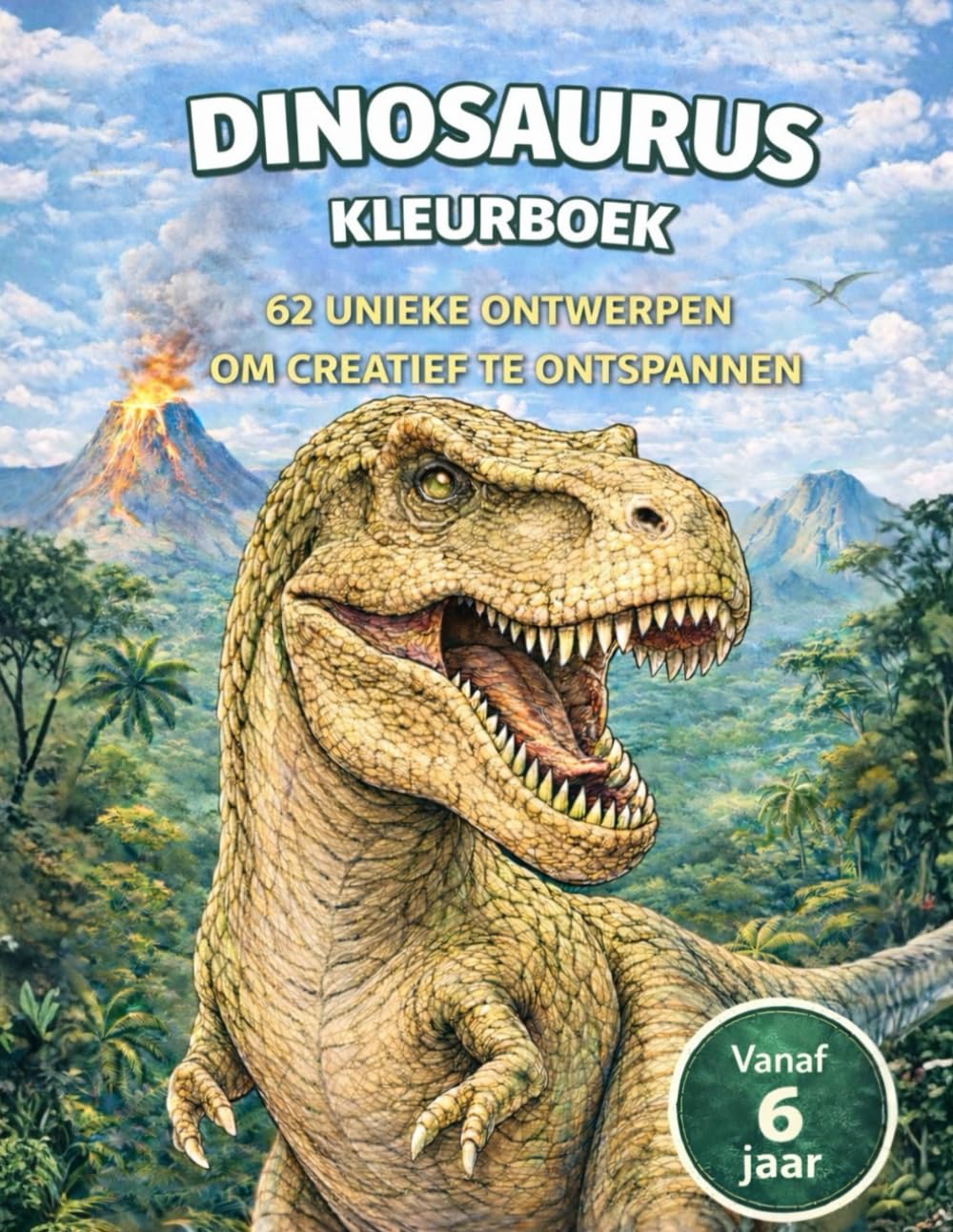 In de voetsporen van de giganten – Dinosauruskleurboek voor kinderen vanaf 6 jaar: Een groot kleuravontuur in de fascinerende wereld van dinosaurussen ... bewonderen en creatief tot leven te brengen