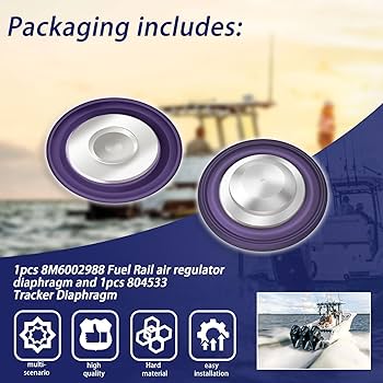 MK0908ページ Amazon.com: XYgdhqpt 804533 Tracker Diaphragm and 8M6002988