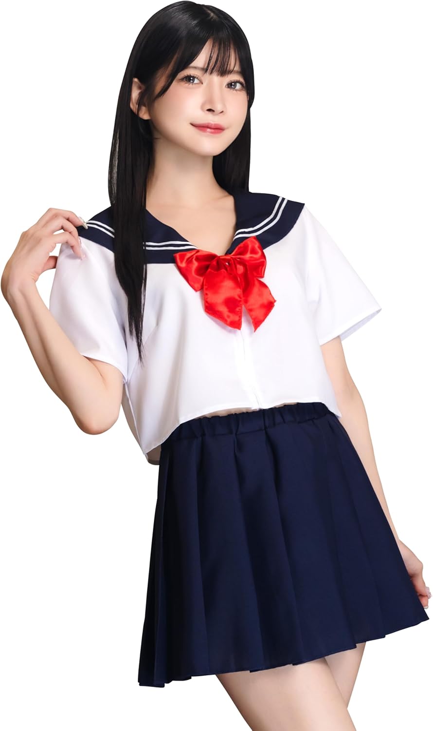 クリアストーン(Clearstone) シェリーズクローゼット コスプレ ハロウィン リボンセーラー レディース ネイビー セーラー クリアストーン(Clearstone) シェリーズクローゼット コスプレ ハロウィン リボンセーラー レ...