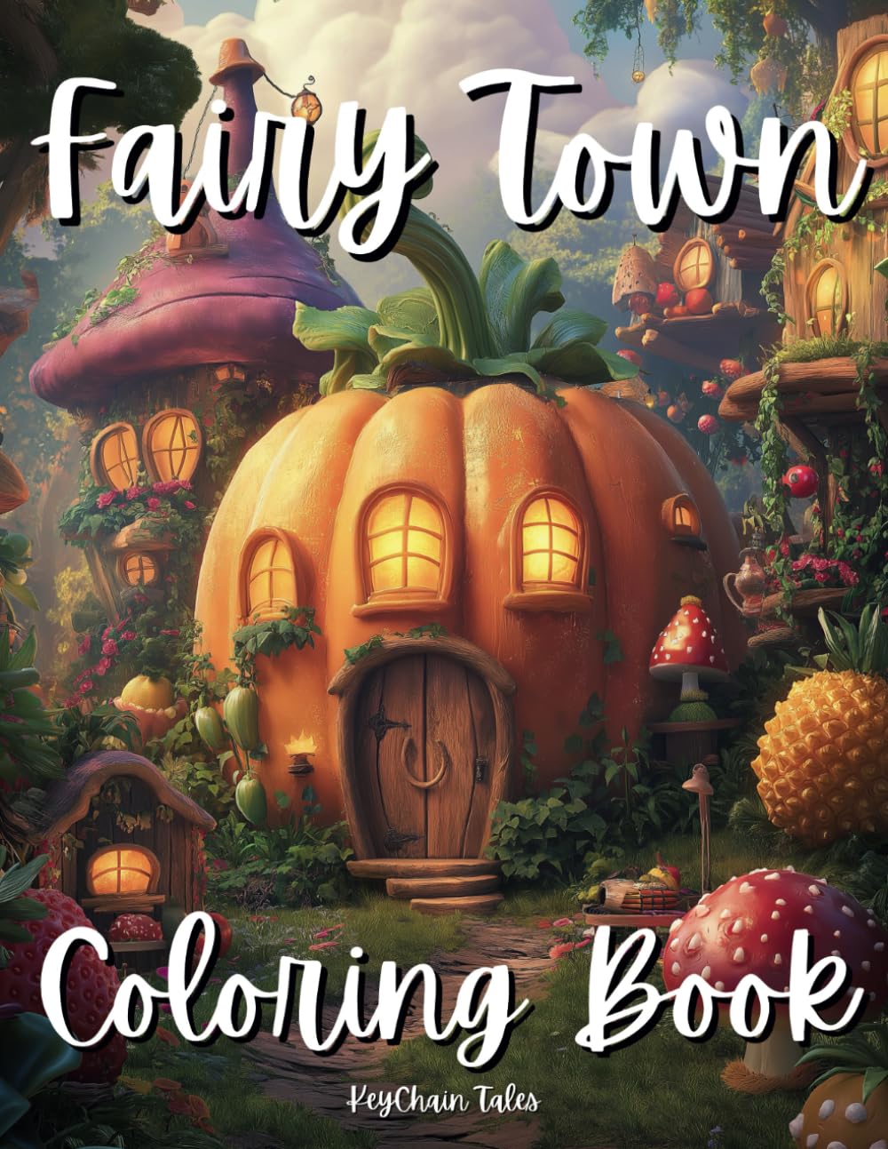 Fairy Town Coloring Book: Enchanting Scenes and Whimsical Designs to Spark Your Imagination!
