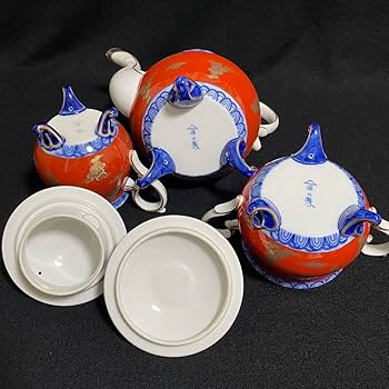 深川製磁 染錦手波鶴紋 珈琲碗揃 6客 共箱 カップ&ソーサ Amazon.co.jp: 深川製磁 染錦手波鶴紋 碗皿揃 6客セット 三道具 専用箱