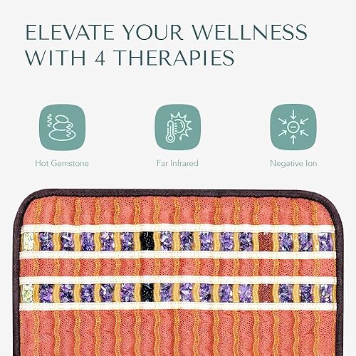 Miniatura 3 de HealthyLine, TAO-SOFT-1818, TAO MAT Pequeño 1818, Piedras preciosas amatista, turmalina, obsidiana., 1