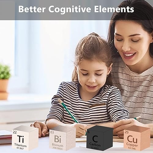 Miniatura 5 de 18 cubos de metal con densidad de 99.99% de alta pureza, colección periódica de elementos para colecciones de elementos, cubo de tungsteno puro,