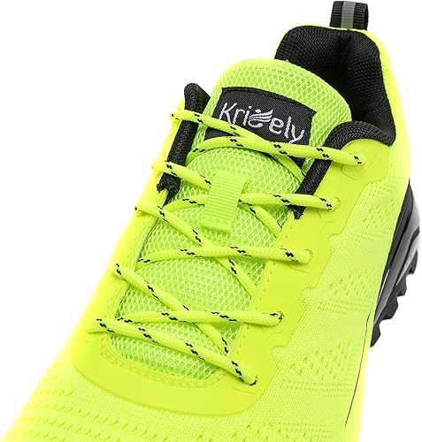 Miniatura 5 de Kricely - Tenis de correr para hombre, para caminar y hacer senderismo, tenis para entrenamiento funcional, para exteriores, calzado informal de