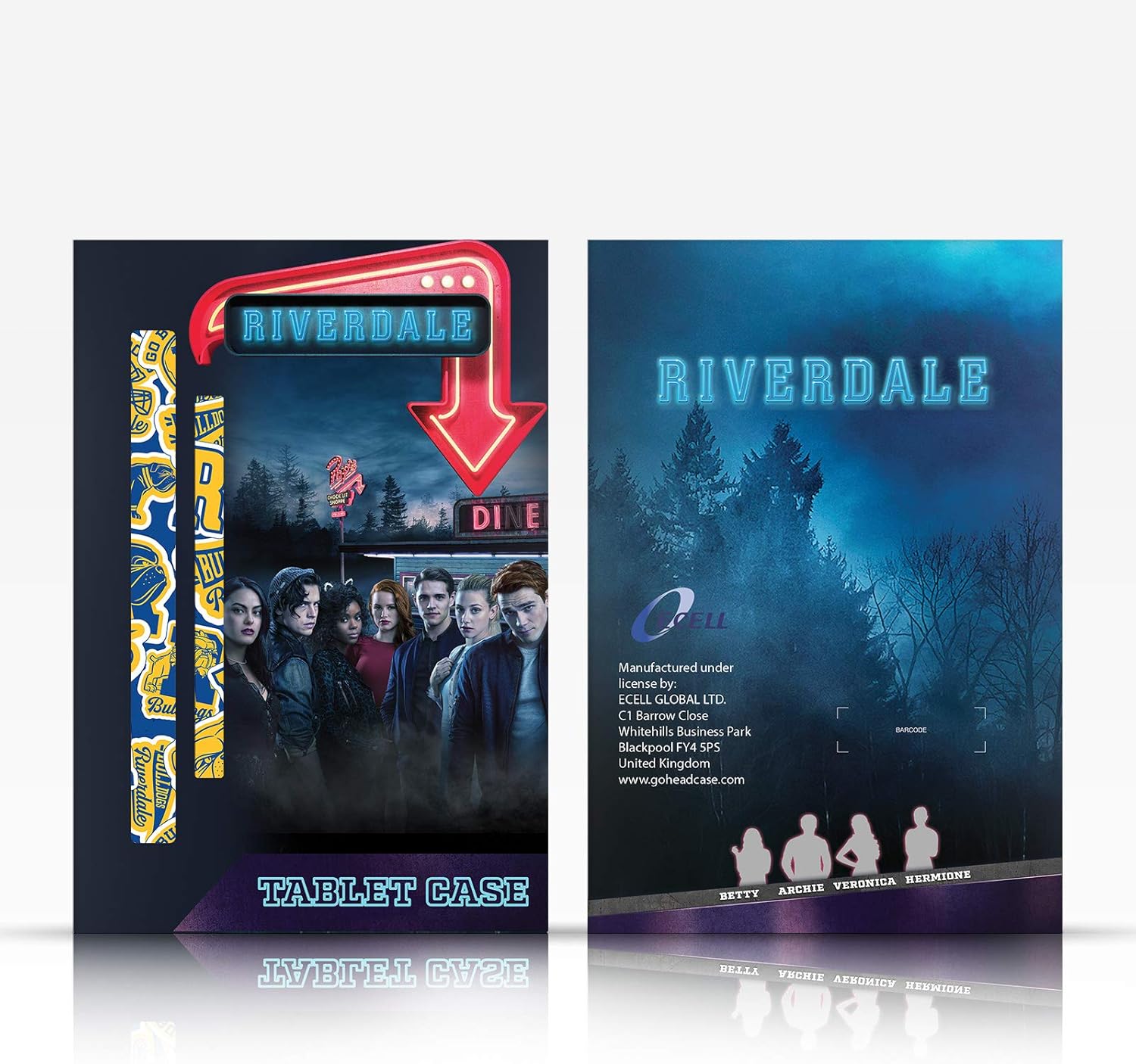 Head Case Designs Officially Licensed Riverdale Cheryl Blossom Graphics Leather Wallet Case Compatible with Apple iPad Pro 13 M4 2024