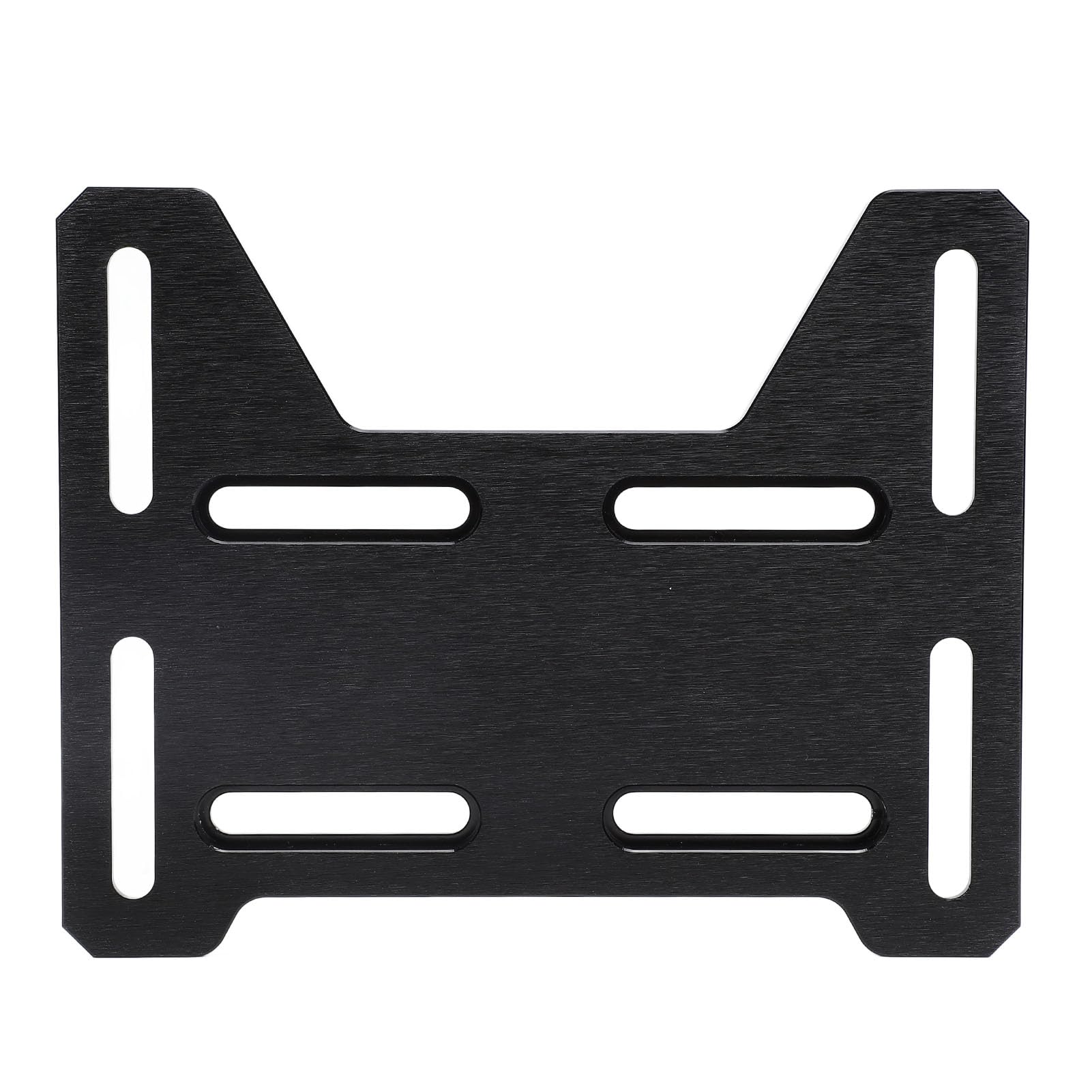 Staffa Adattatore Supporto Motore Regolabile per Mini Moto e Go Kart - Piastra di Montaggio Motore in Alluminio con Hardware per Motori a 4 Tempi (BLACK)