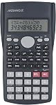 Merangue Scientific Calculator, 10-Digit Engineering and Financial Calculator with 2-Line Display, Easy-to-Use Calculator with Ergonomic Grip and Protective Case, Gray